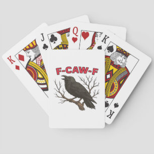 Bird - Funny Crow F-Caw-F Classic Playing Cards