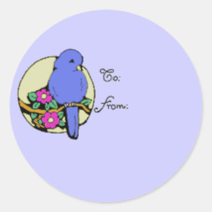 Bird gift tag