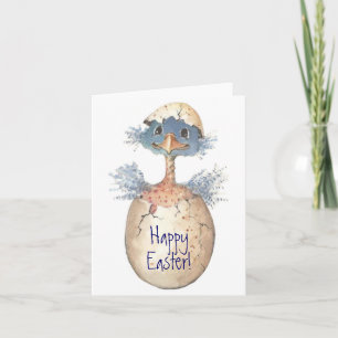 Bird Hatching Holiday Card