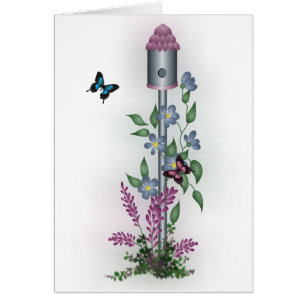 Bird House Card
