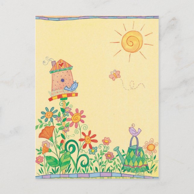 bird house postcard (Front)