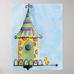 bird house wall art