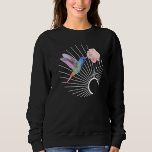 Bird Hummingbird Watercolor Floral Hummingbird Own Sweatshirt