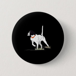 Bird Hunting For Hunter Men English Pointer Dog Gr 2 Inch Round Button