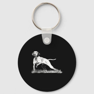 Bird Hunting Pointer Vizsla Dog For Hunters  Keychain