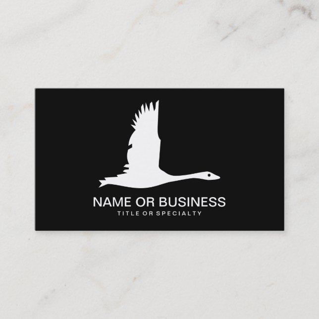 bird icon business card (Front)
