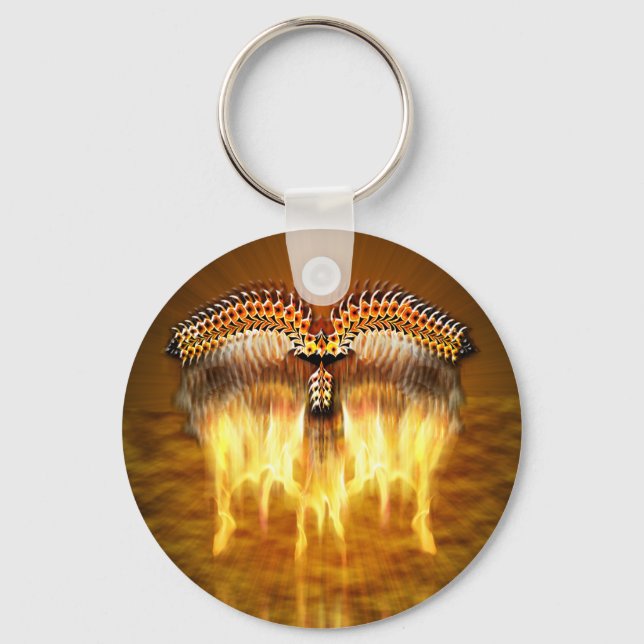 Bird in Flight Keychain (Front)