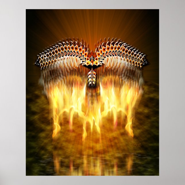 Bird in Flight Poster (Front)