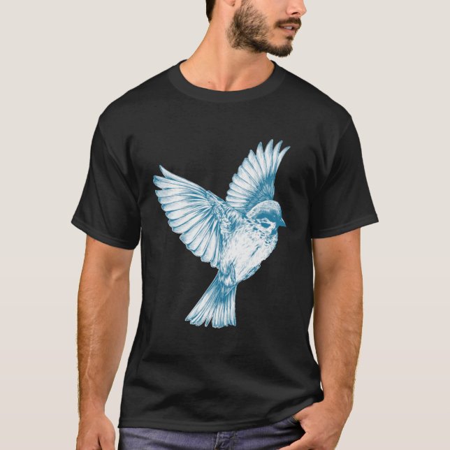 bird in flight T-Shirt (Front)