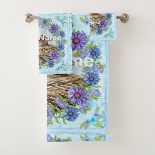Bird In Nest Bath Towel Set