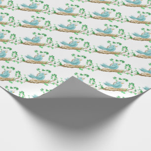 Bird in Nest Wrapping Paper