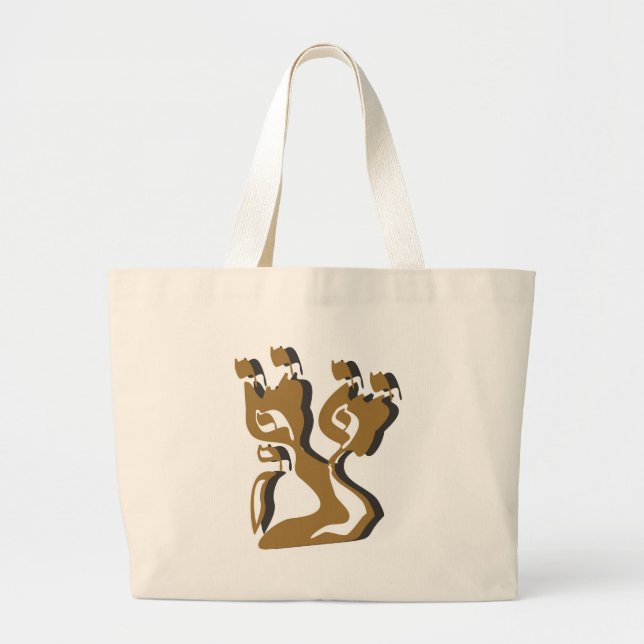 Bird Large Tote Bag (Front)