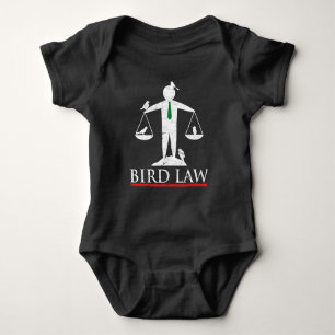 Bird Law - Lawyer Gift Law Student Attorney Gift Baby Bodysuit