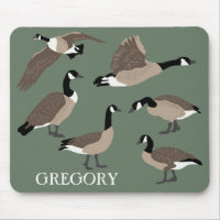 Bird Lovers Canada Geese Illustration Personalized