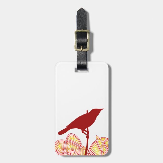 Bird Luggage Tag (Front Vertical)