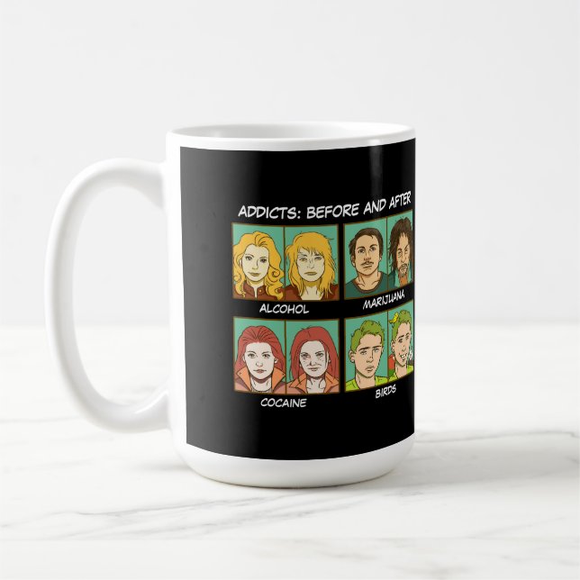 Bird meme coffee mug (Left)
