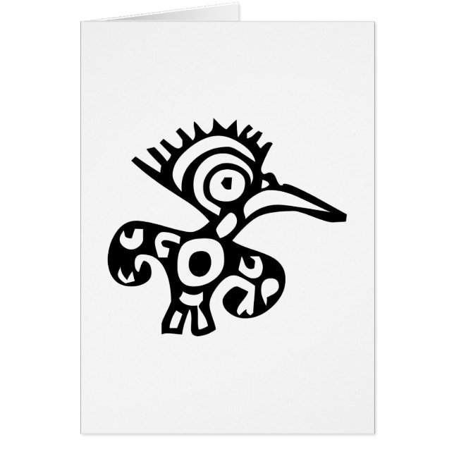 Bird, Mexican hieroglyph(Maya) (Front)