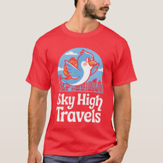 Bird Migration Enthusiast Migratory Birds retro fu T-Shirt