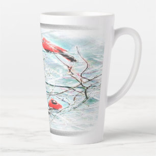 Bird Models: Cardinal Life 01-01 Latte Mug