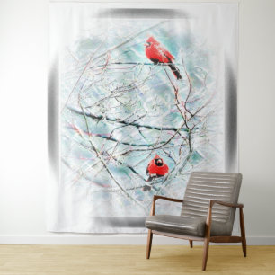 Bird Models: Cardinal Life 01-01 Tapestry