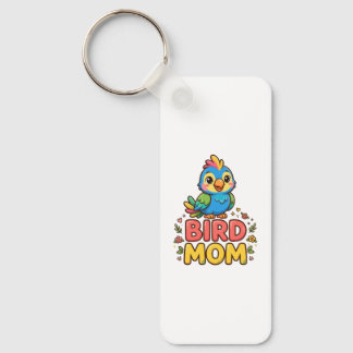 Bird Mom Keychain