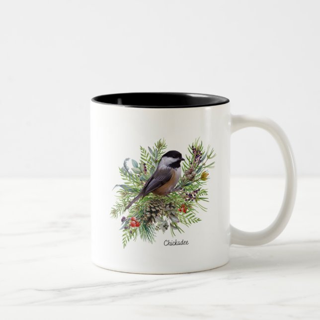 Bird Mug Chickadee (Right)