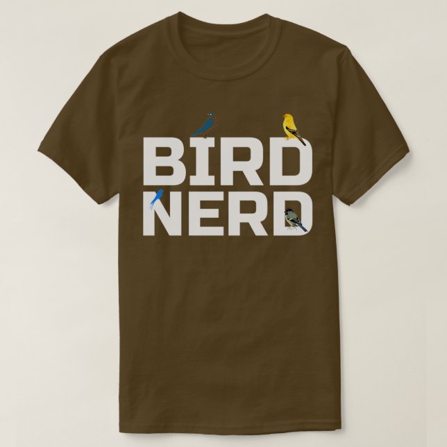 Bird Nerd 1 T-Shirt (Design Front)