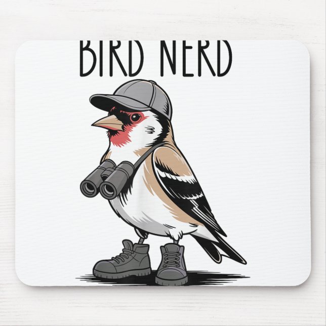 Bird Nerd Funny Bird Watching For Bird Watchers _1 Mouse Pad (Front)
