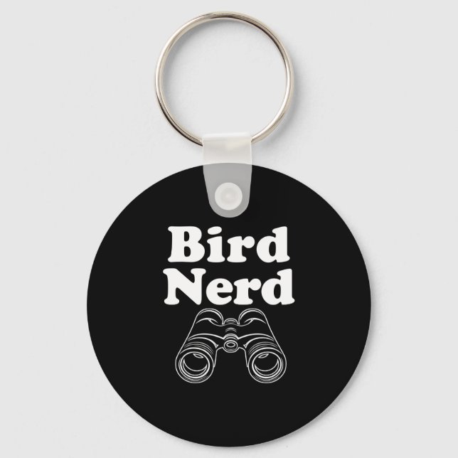 Bird nerd performance  keychain (Front)