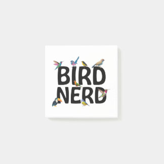 Bird Nerd Post-it Notes
