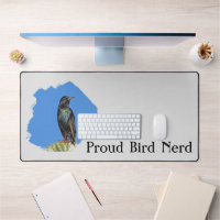 Bird Nerd Pretty Black Starling Cactus Birdwatcher