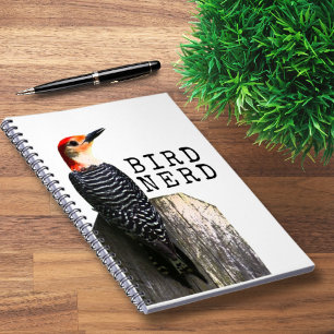 Bird Nerd Red-Bellied Woodpecker Notebook