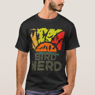 Bird Nerd Retro Vintage Distressed Bird Watcher 1 T-Shirt