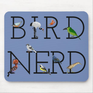 Bird Nerd Three Mouse Pad