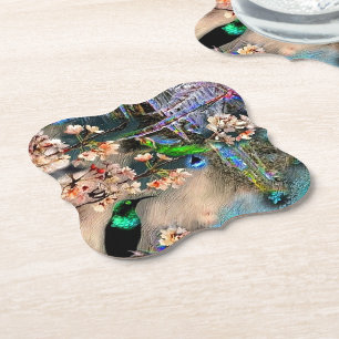 Bird of Equinox Paper Coaster