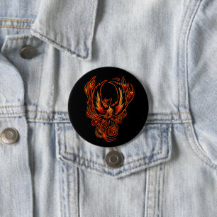 Bird Of Fire 3 Inch Round Button