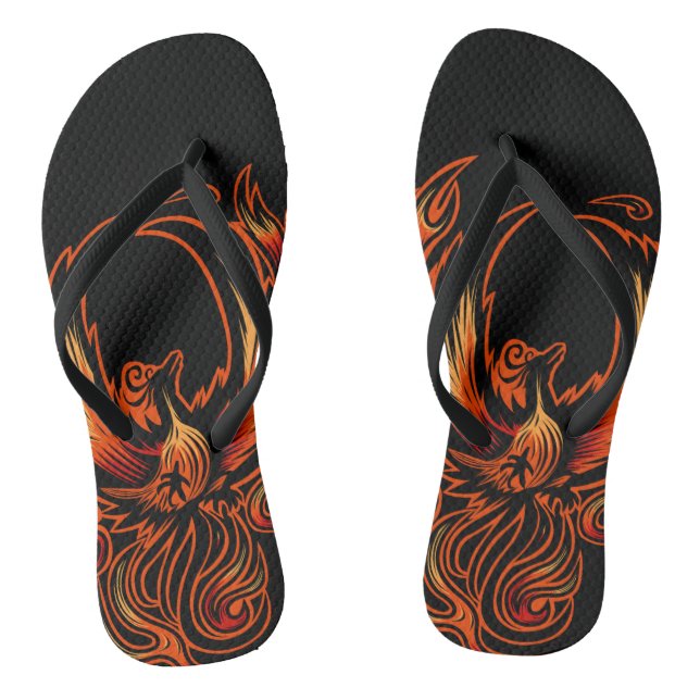 Bird Of Fire Flip Flops (Footbed)