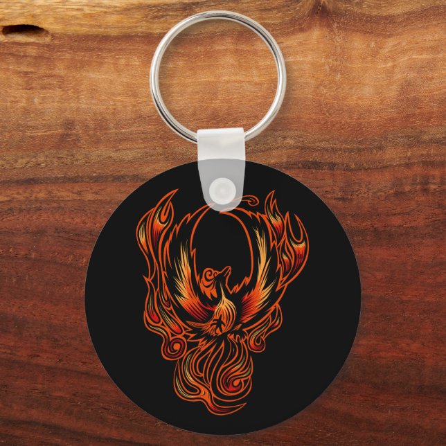 Bird Of Fire Keychain (Back)