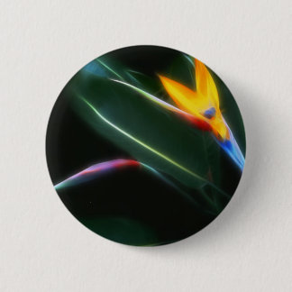 Bird of Paradise 2 Glow Inch Round Button
