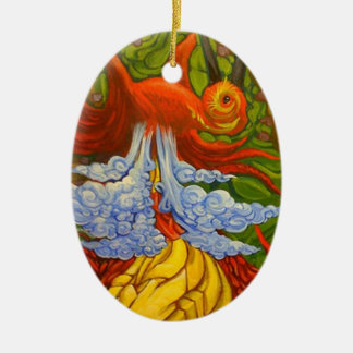 Bird Of Paradise Ceramic Ornament