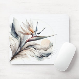 Bird of Paradise Contemporary Design Mouse Pad