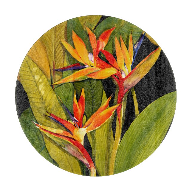 Bird of Paradise Cutting Board (Front)