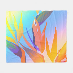 Bird of Paradise Fleece Blanket