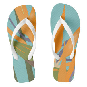 Bird of Paradise Flip Flops