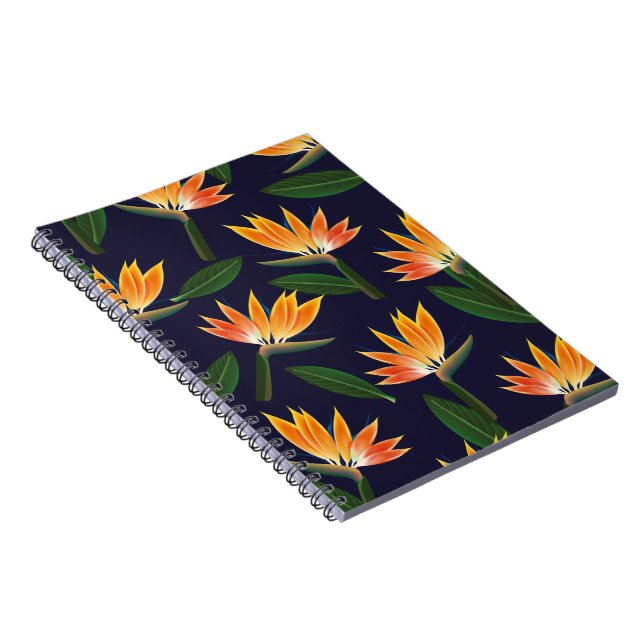 Bird of paradise flower notebook (Right Side)
