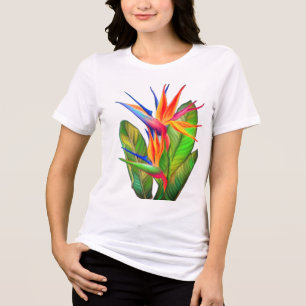 Bird of Paradise Flower Tri-Blend Shirt