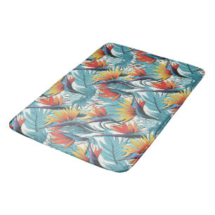 Bird of Paradise Garden Bath Mat