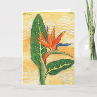 Bird of Paradise Greeting Card