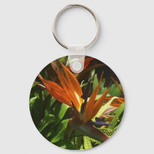 Bird of paradise keychain