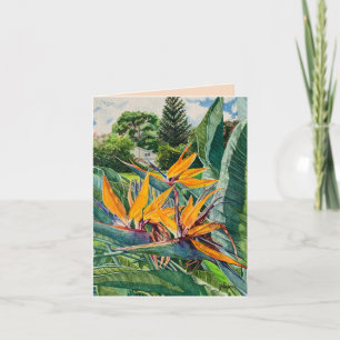 Bird of Paradise Note Card
